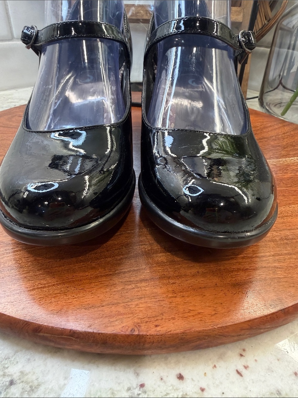 Dansko “Bett” Classic Patent Mary Jane Pumps - Black - Picture 2 of 11